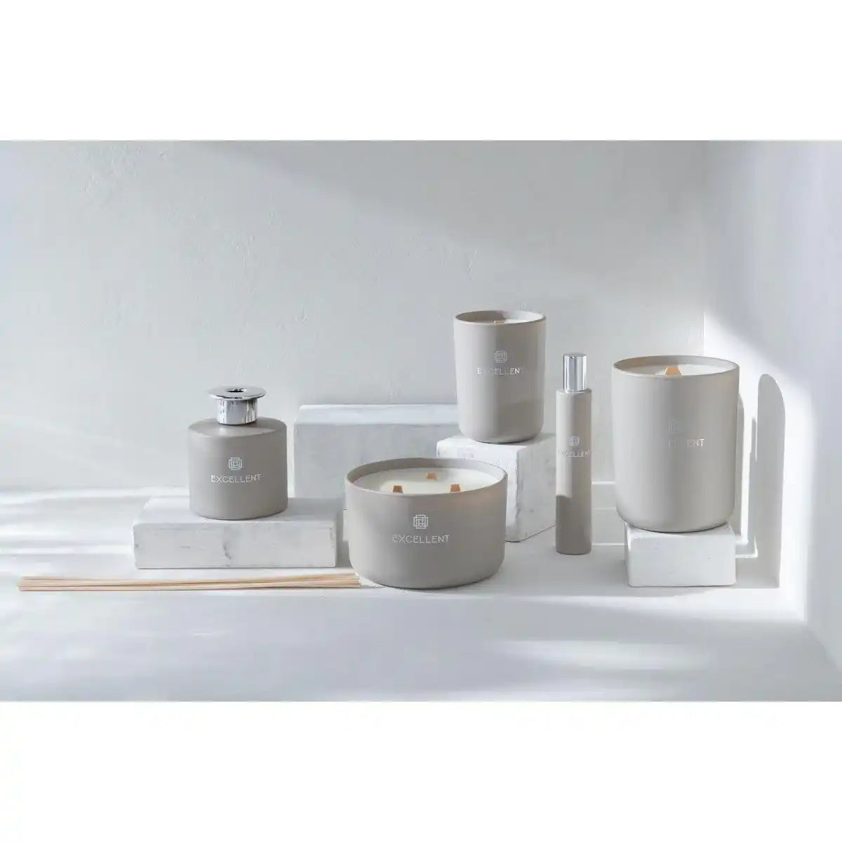 J-Line Duftöl Excellent – Glas – Beige - HomeDesign Knaus