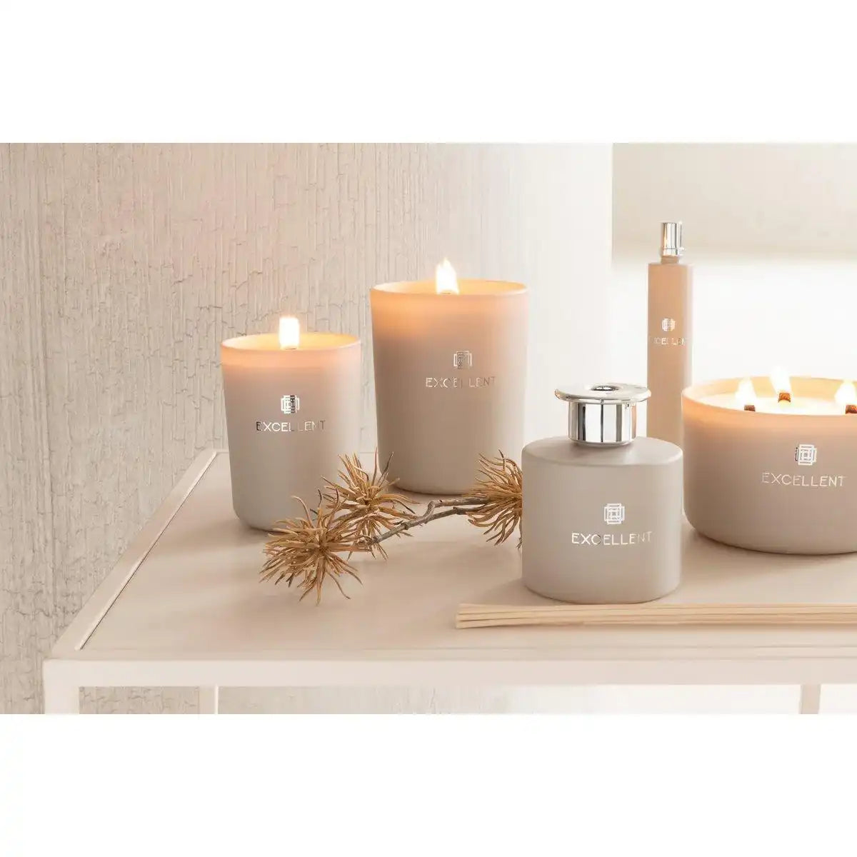 J-Line Duftöl Excellent – Glas – Beige - HomeDesign Knaus
