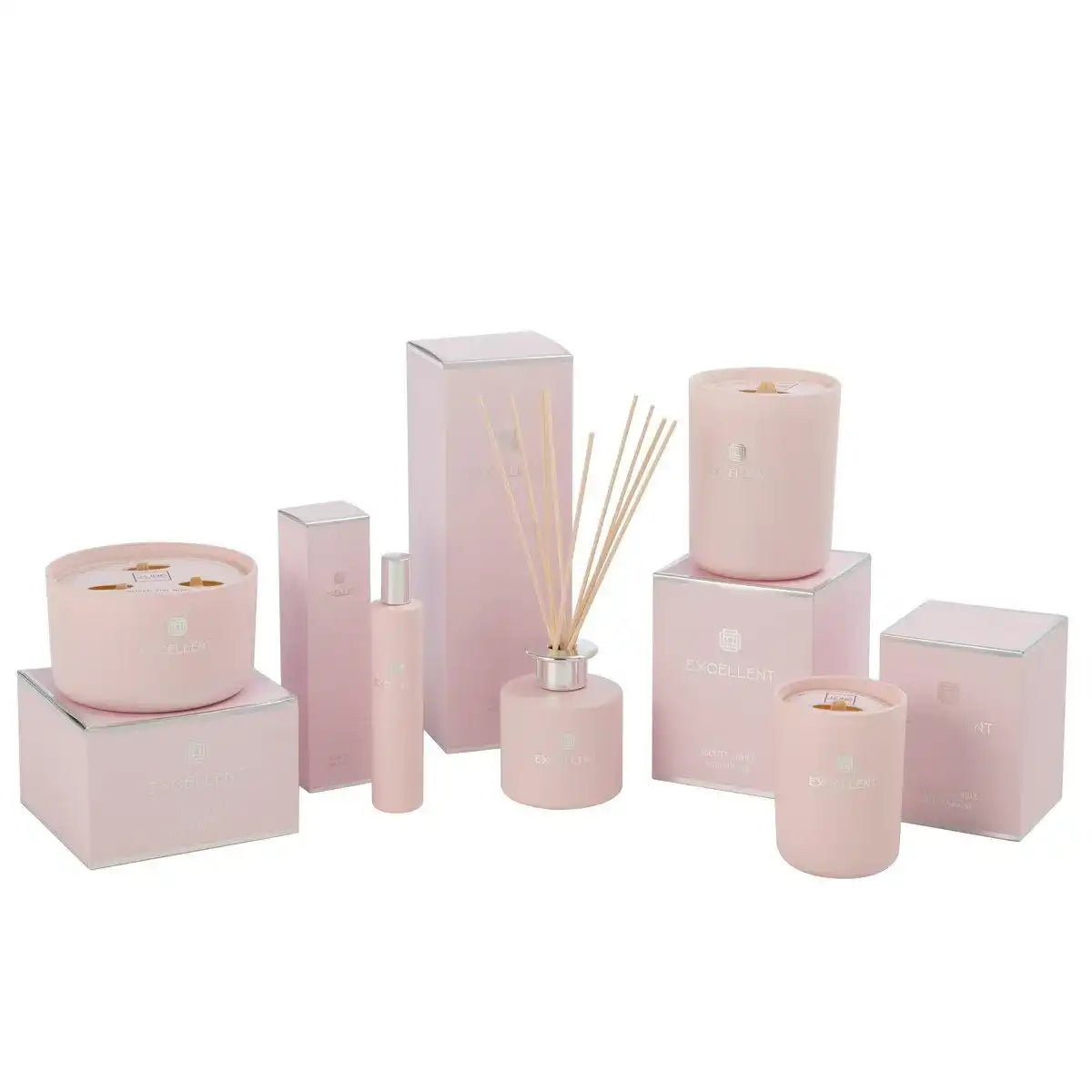 J-Line Duftöl Excellent – Glas – Rosa - HomeDesign Knaus