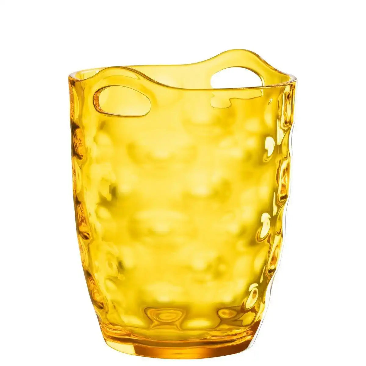 J-Line Eiskübel Leonard – Kunststoff – Gelb - HomeDesign Knaus