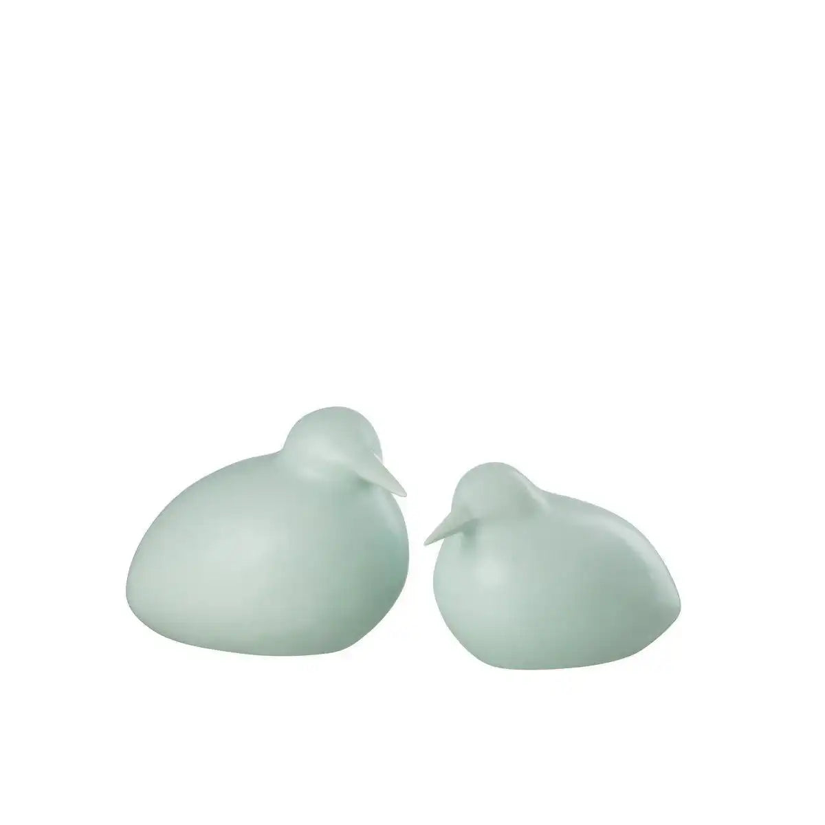 J-Line Figur Birds Dolomite - Kunststoff - Grün Blau - - HomeDesign Knaus