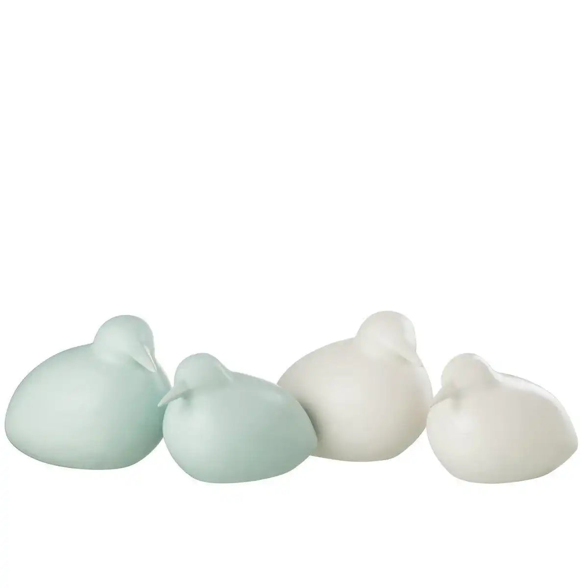 J-Line Figur Birds Dolomite - Kunststoff - Grün Blau - - HomeDesign Knaus
