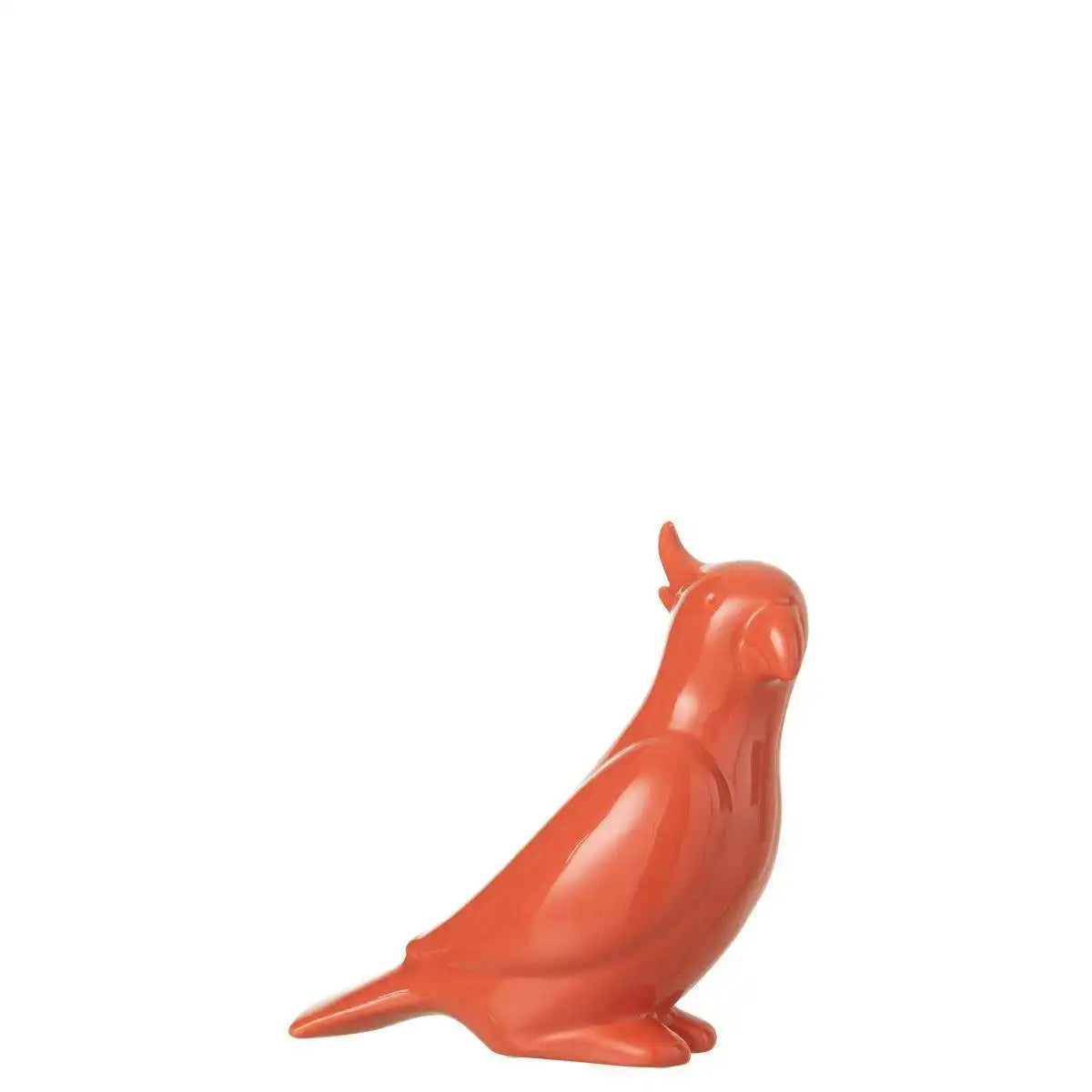 J-Line Figur Kakadu - Keramik - Orange - HomeDesign Knaus