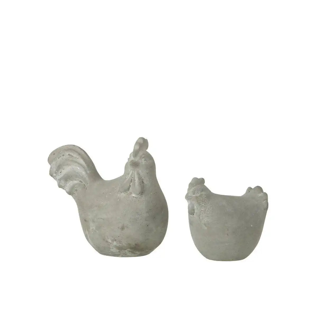 J-Line Figur Lily – Zement – Grau - HomeDesign Knaus