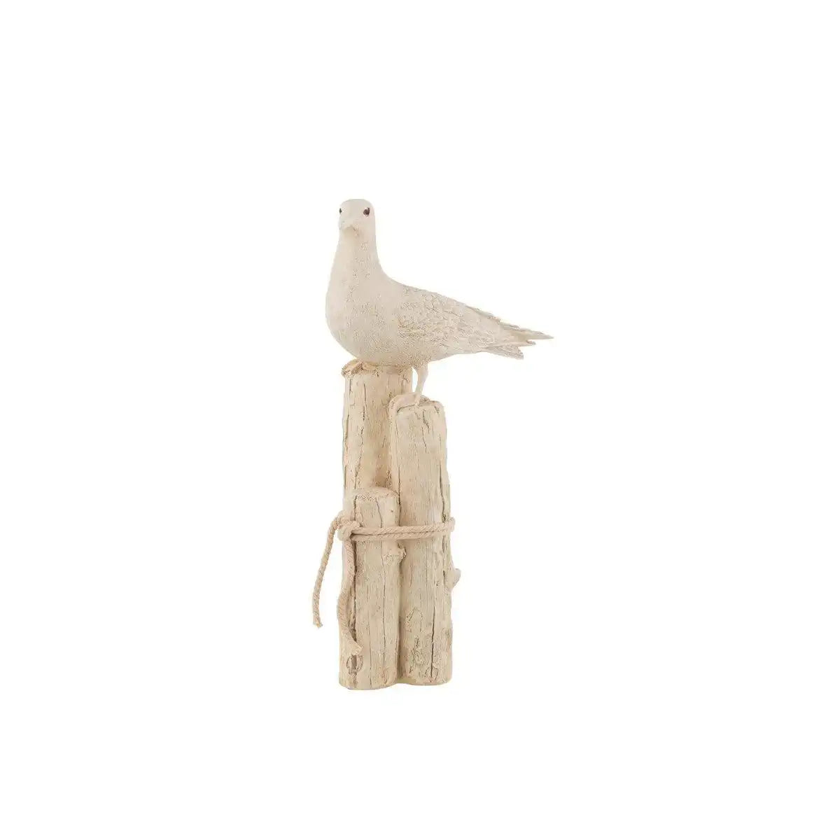 J-Line Figur Möwe zu Fuß – Polyresin – Beige – groß - HomeDesign Knaus