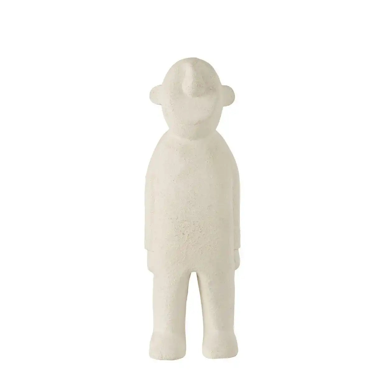 J-Line Figur Ngurah Holz Weiß Medium - HomeDesign Knaus