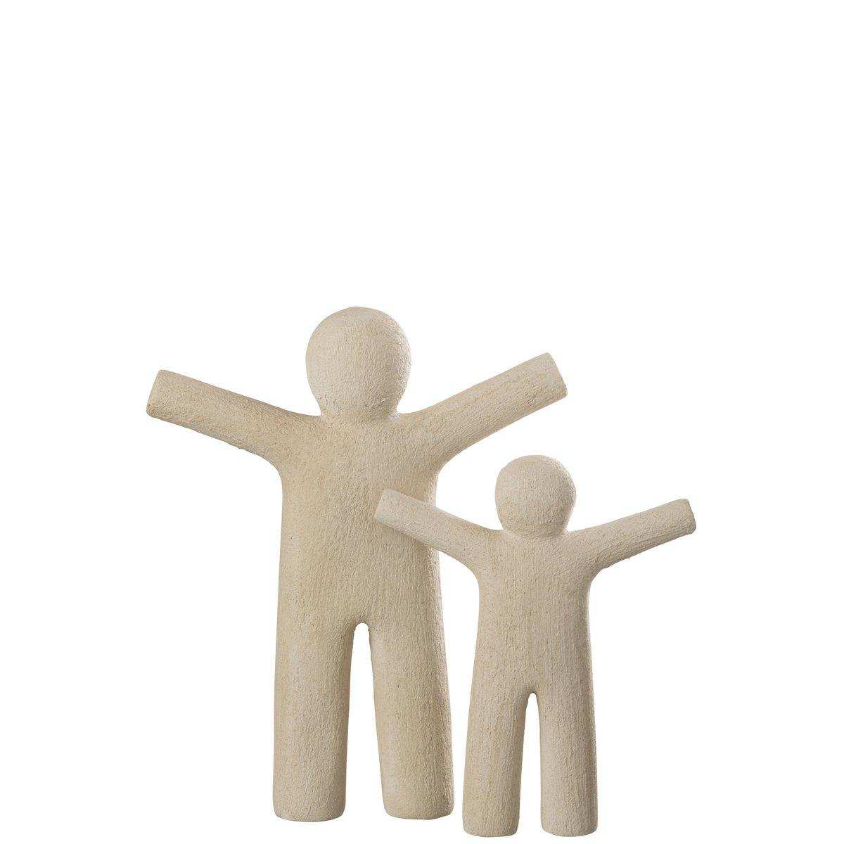 J-Line Figur P'tit Maurice - Polyresin - Beige - Groß - HomeDesign Knaus
