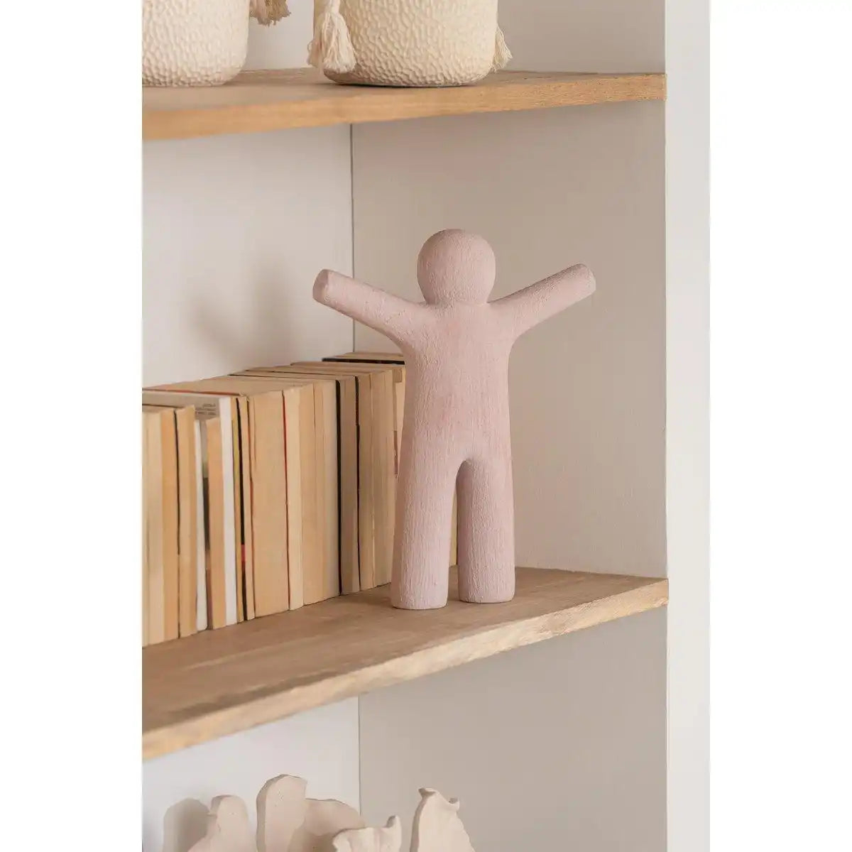 J-Line Figur P'tit Maurice - Polyresin - rosa - groß - HomeDesign Knaus