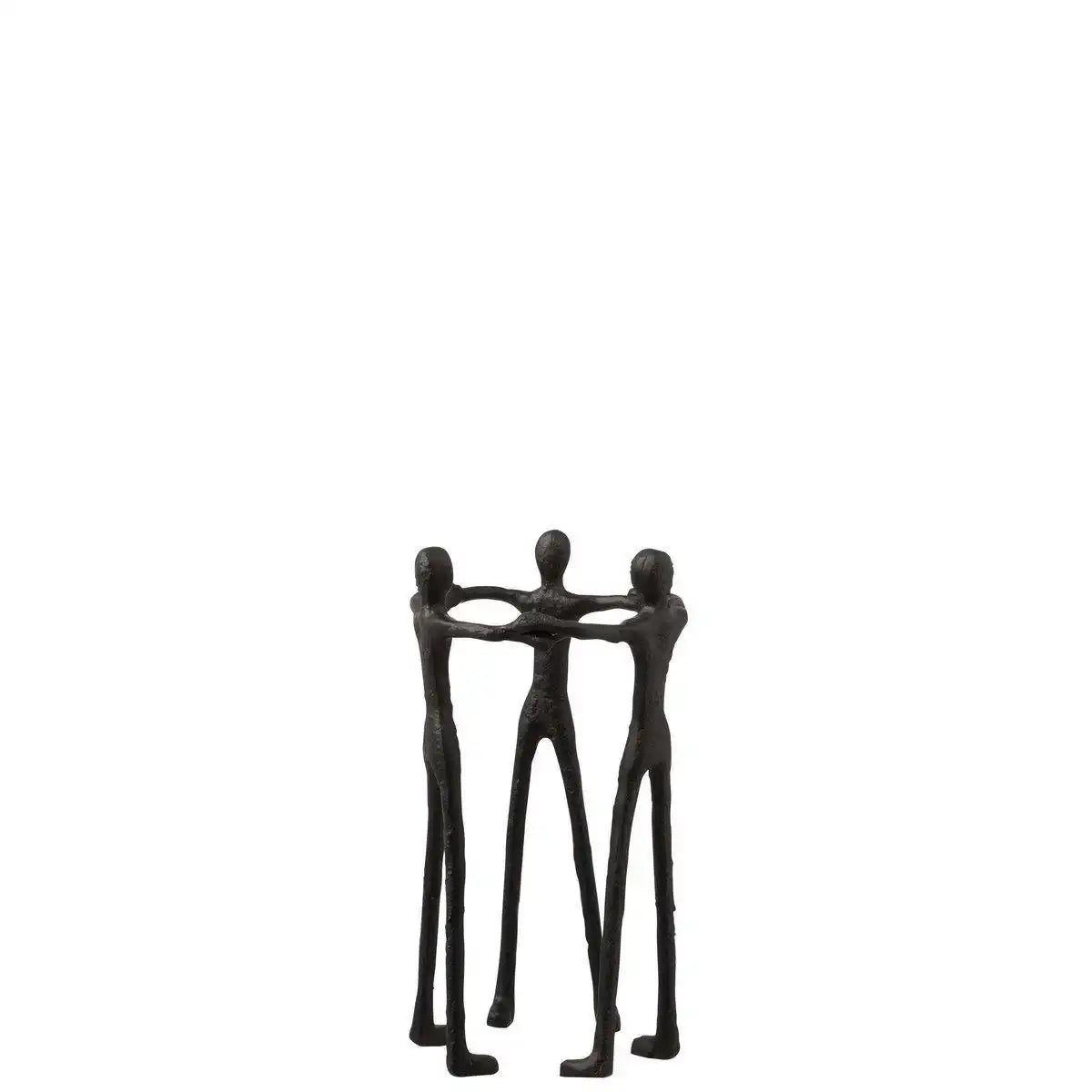 J-Line Figur Person Circle - Aluminium - Schwarz - HomeDesign Knaus