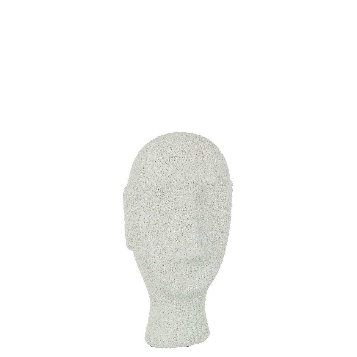 J-Line Figur Zement Weiß Groß - HomeDesign Knaus