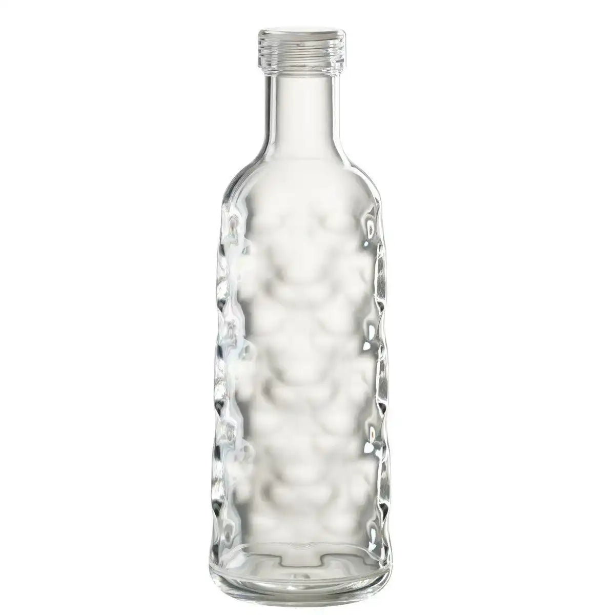 J-Line-Flasche Hammered in Geschenkbox – Kunststoff – transparent - HomeDesign Knaus