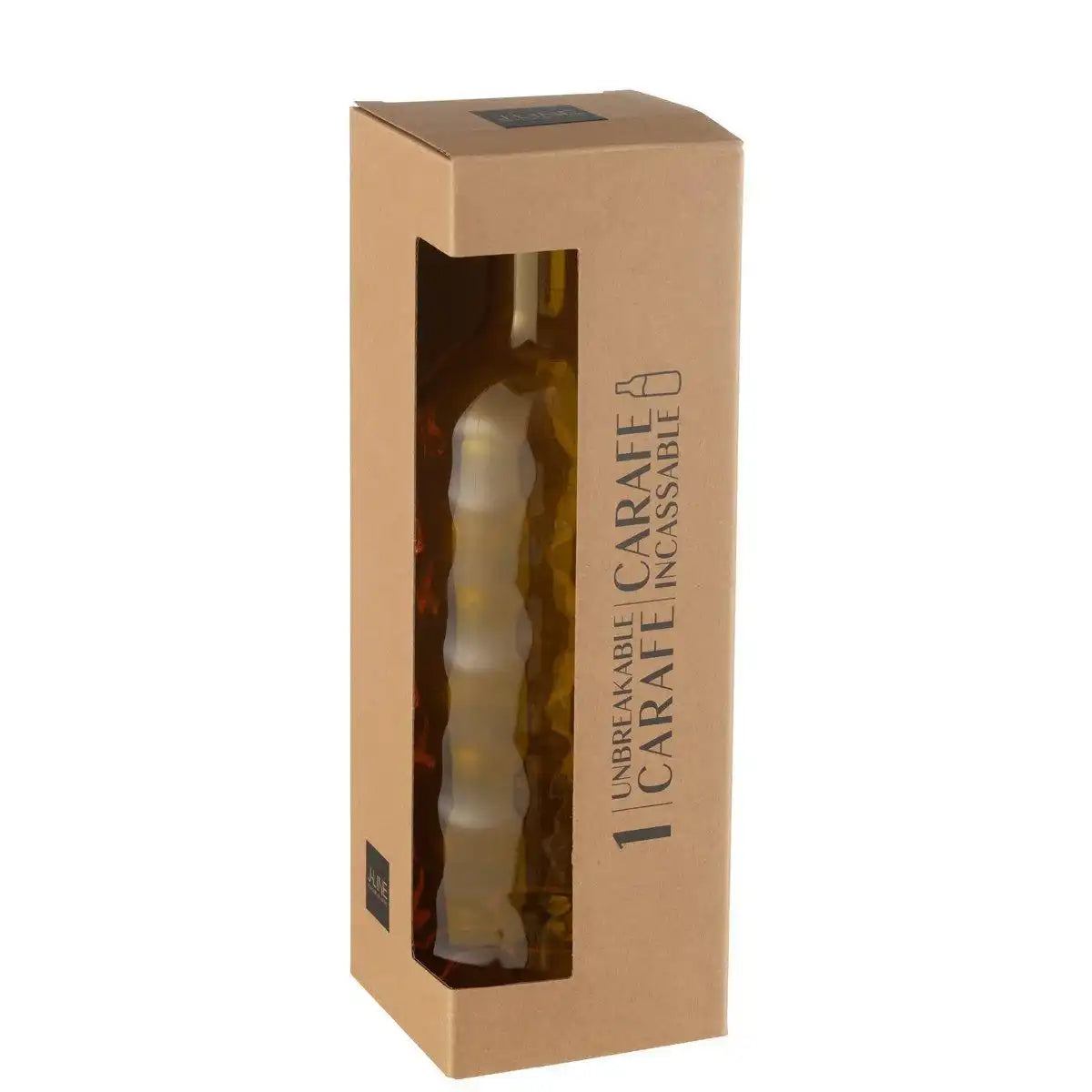 J-Line-Flasche Hammered In Giftbox – Kunststoff – Gelb - HomeDesign Knaus