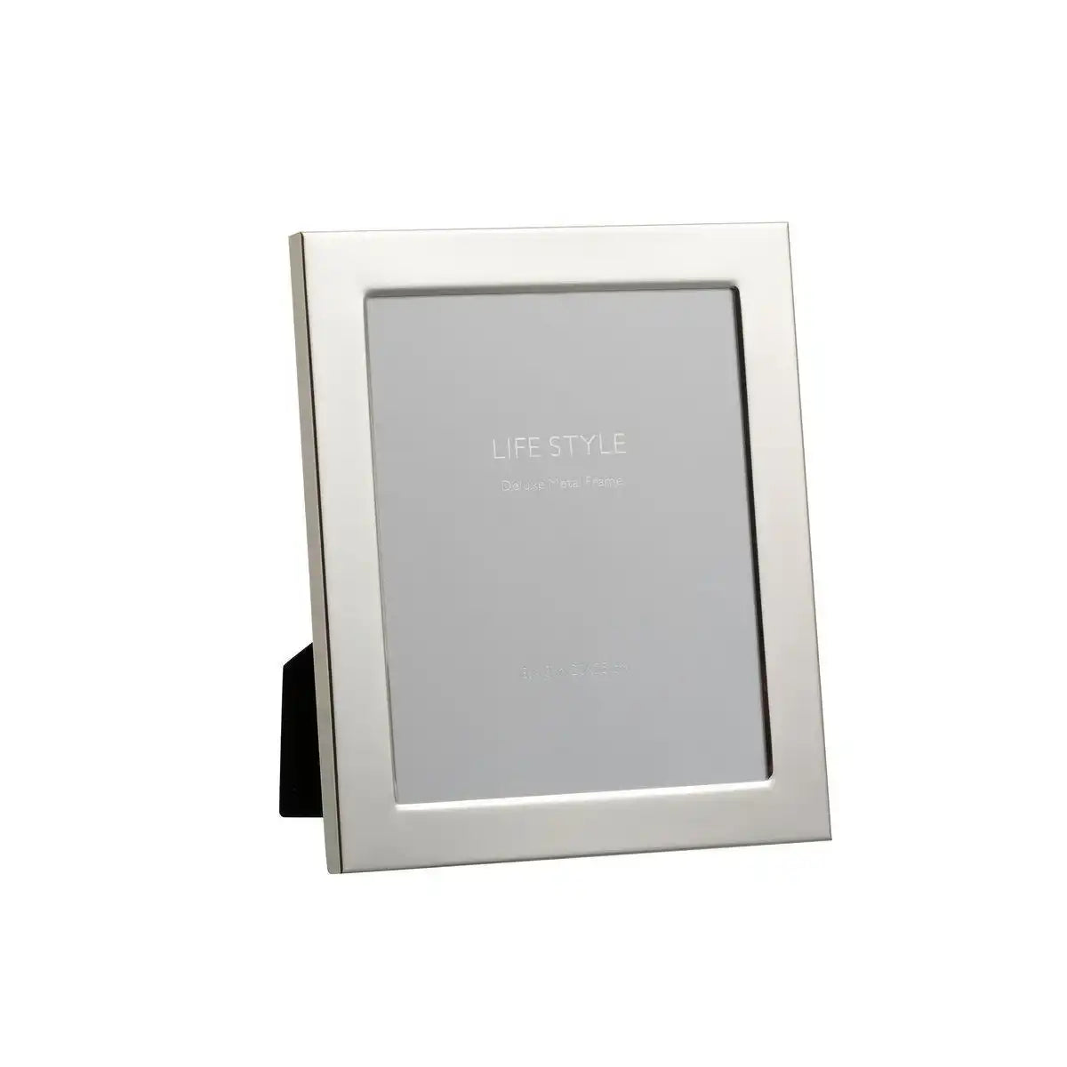 J-Line Fotorahmen – Fotorahmen, breites Brett, 20 x 25, Metall, Silber, L - HomeDesign Knaus