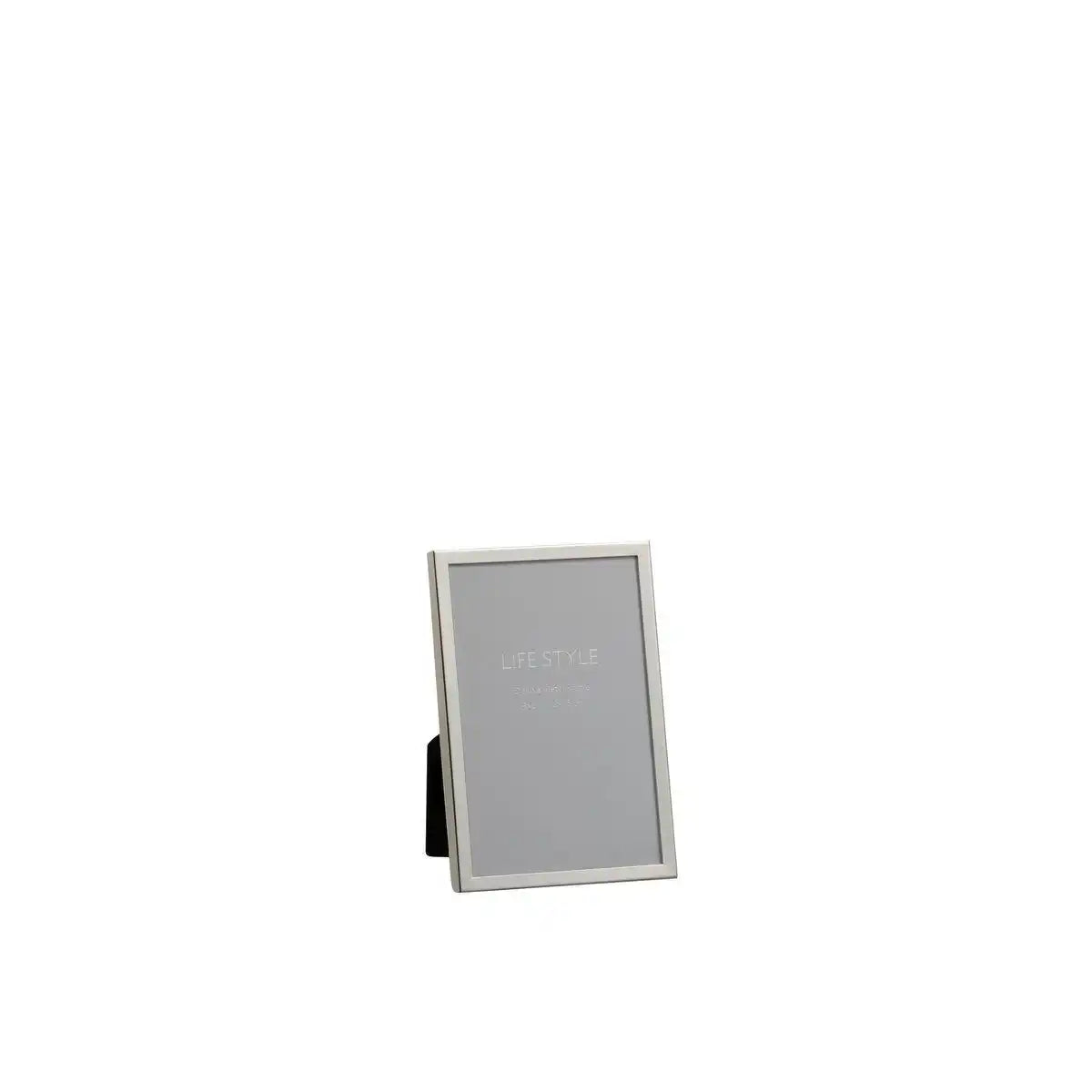 J-Line Fotorahmen – Fotorahmen, feines Brett, 10 x 15, Metall, Silber S - HomeDesign Knaus