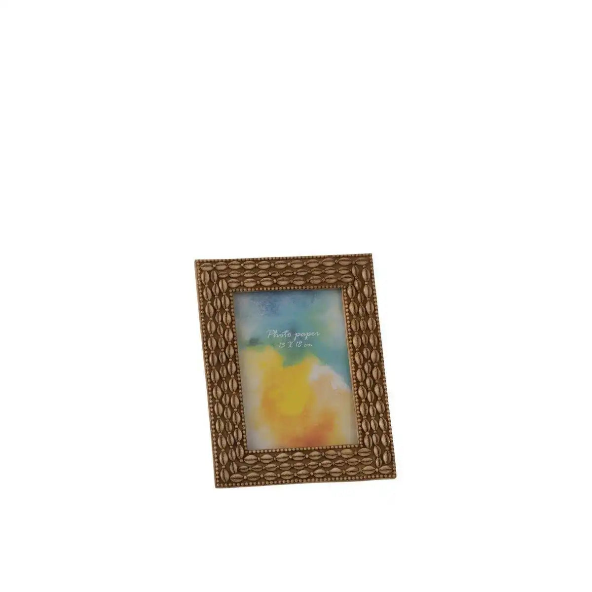 J-Line Fotorahmen - Fotorahmen Shell - Kunststoff - Beige - Groß - HomeDesign Knaus