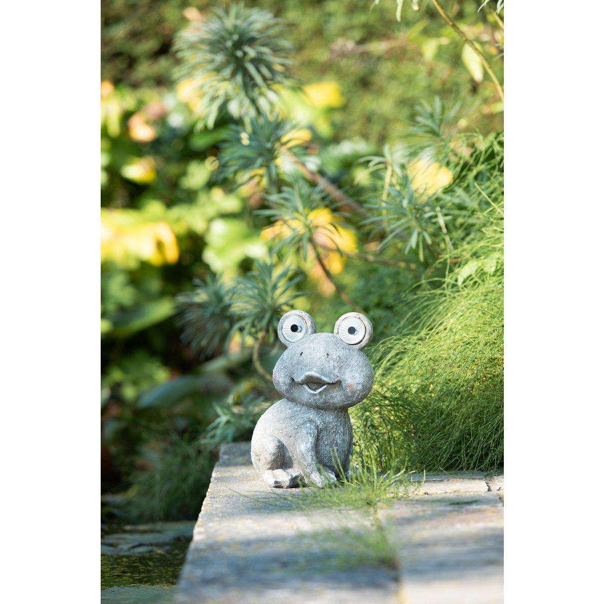 J-Line Frog Solar Poly Grau Klein - HomeDesign Knaus
