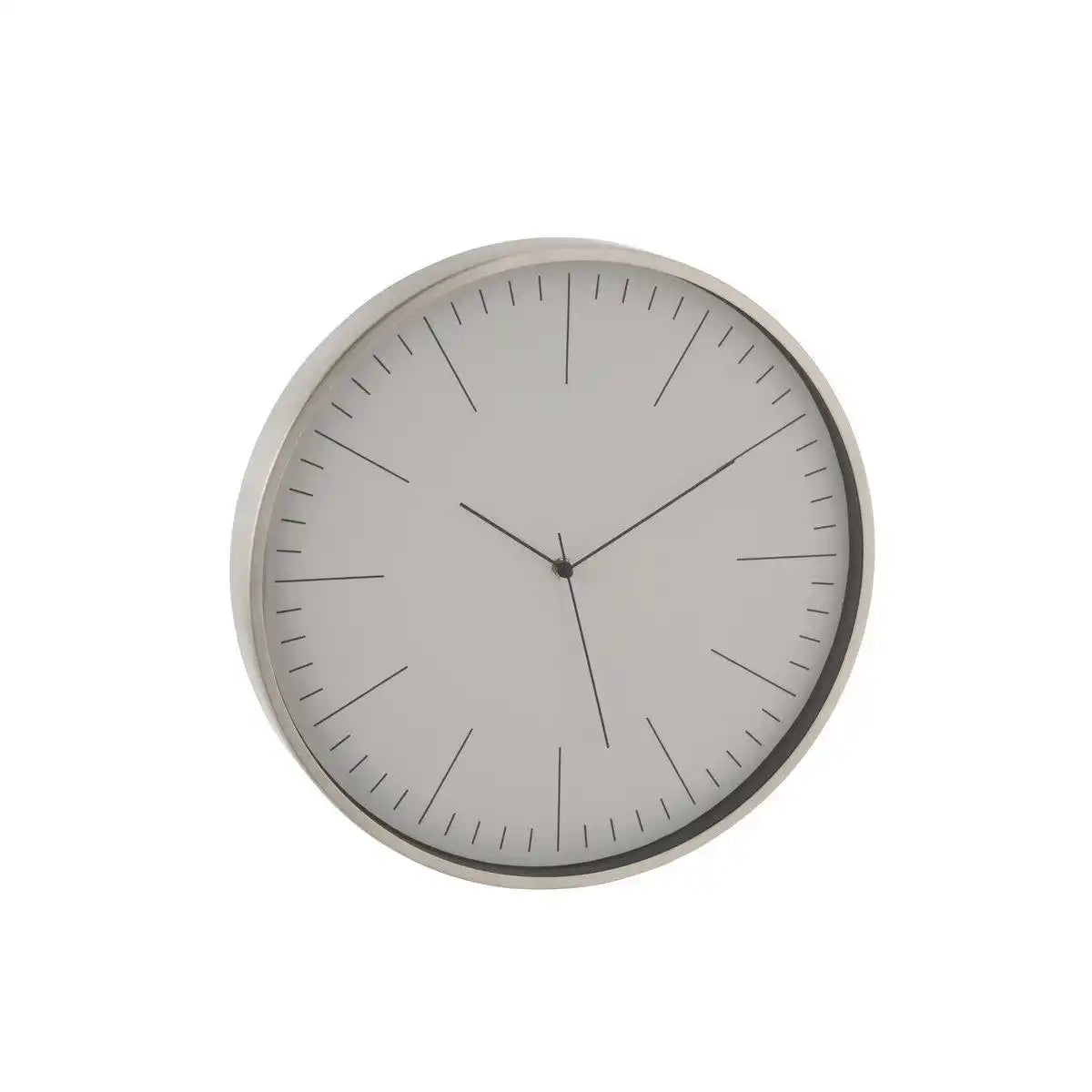 J-Line Gerbert Uhr – Metall – Grau – Ø 40 cm - HomeDesign Knaus