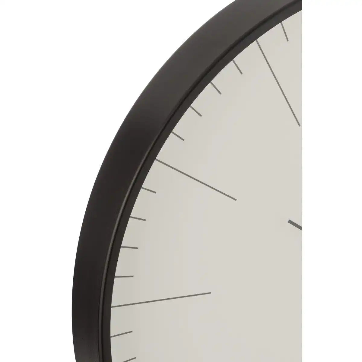 J-Line Gerbert Uhr – Metall – Schwarz – Ø 40 cm - HomeDesign Knaus