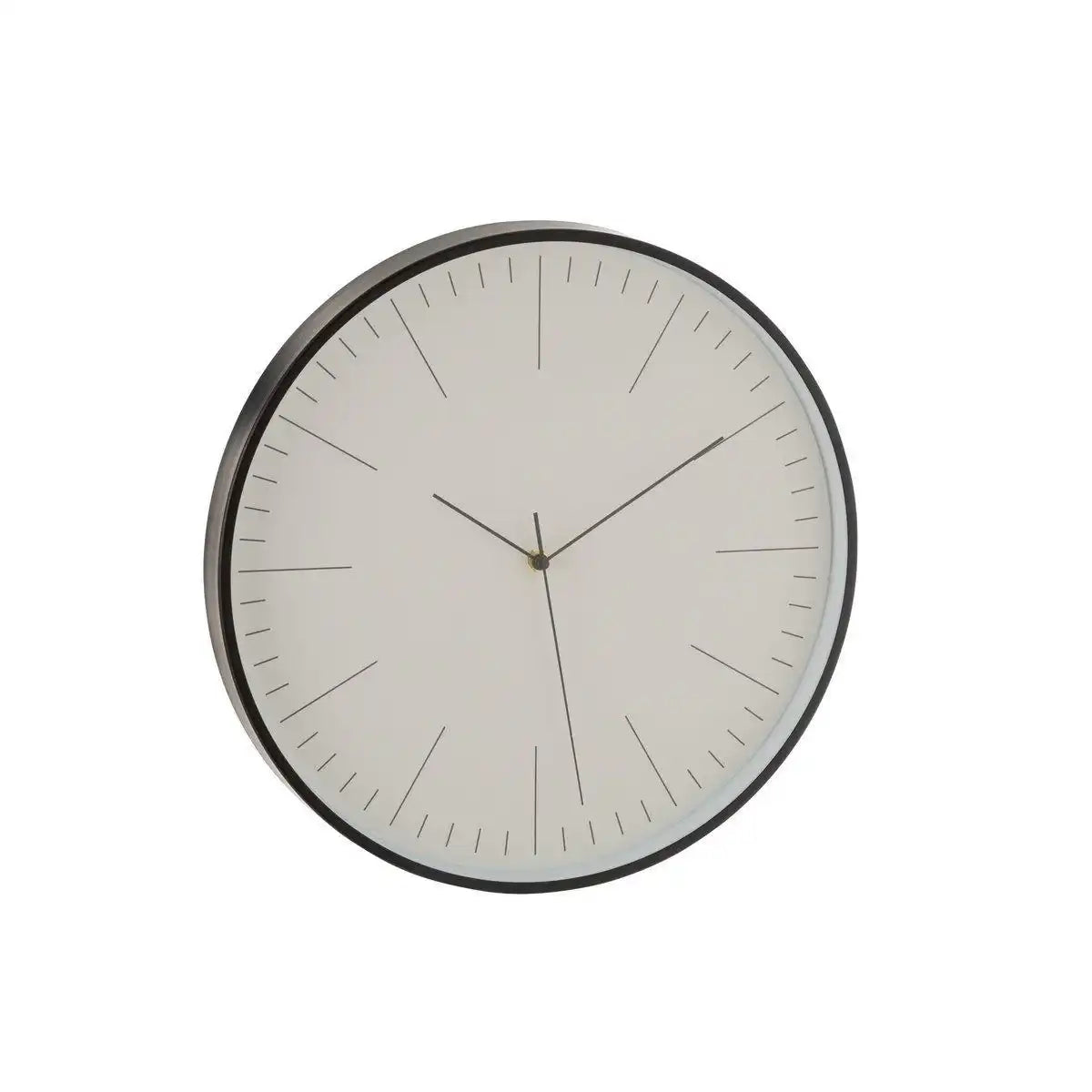 J-Line Gerbert Uhr – Metall – Schwarz – Ø 40 cm - HomeDesign Knaus