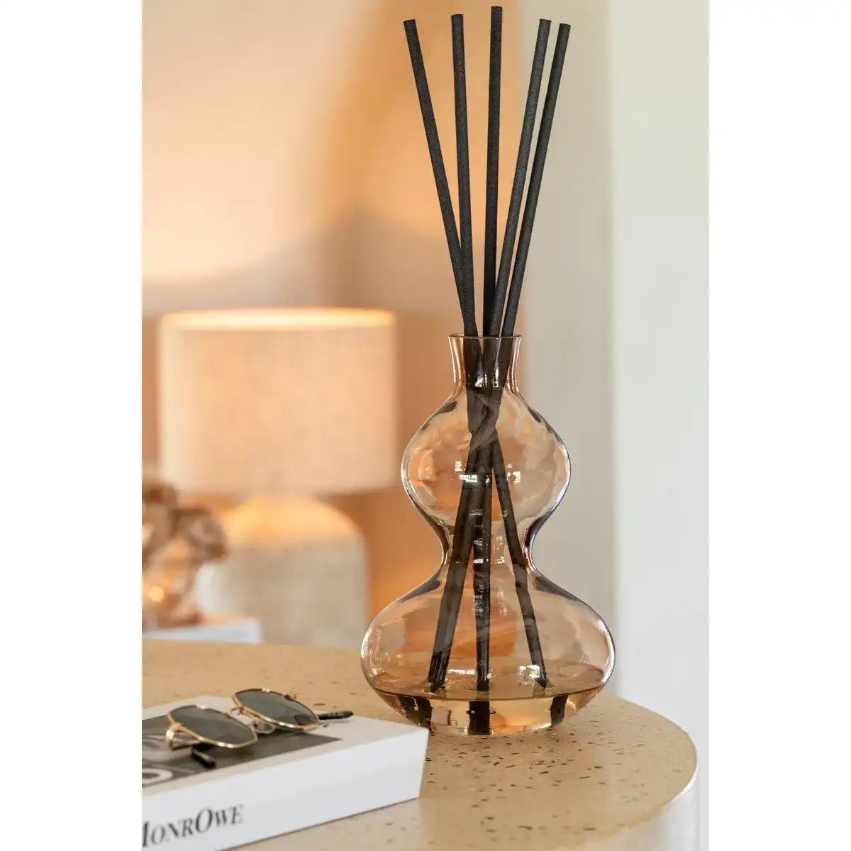 J-Line Geurolie Nordic Vetiver Glas Amber Large - HomeDesign Knaus