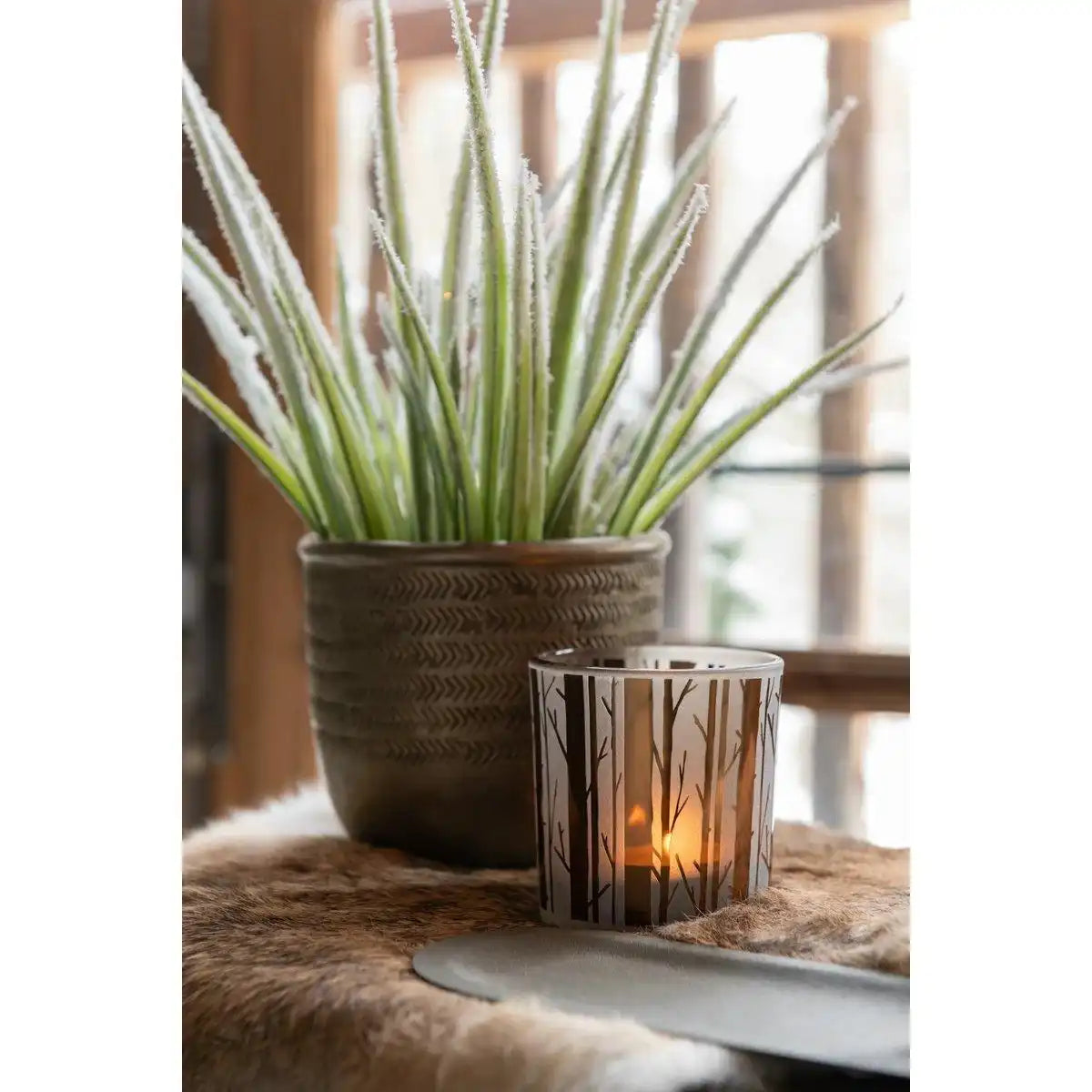 J-Line Gras im Topf, glitzerndes Kunststoffgrün - HomeDesign Knaus
