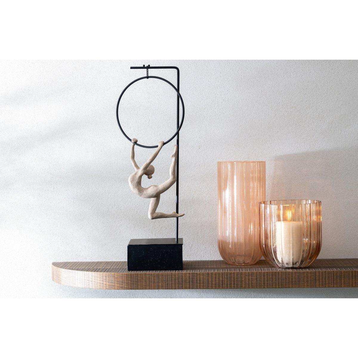 J-Line Gymnast Hoop Alpha Resin Beige/Schwarz - HomeDesign Knaus