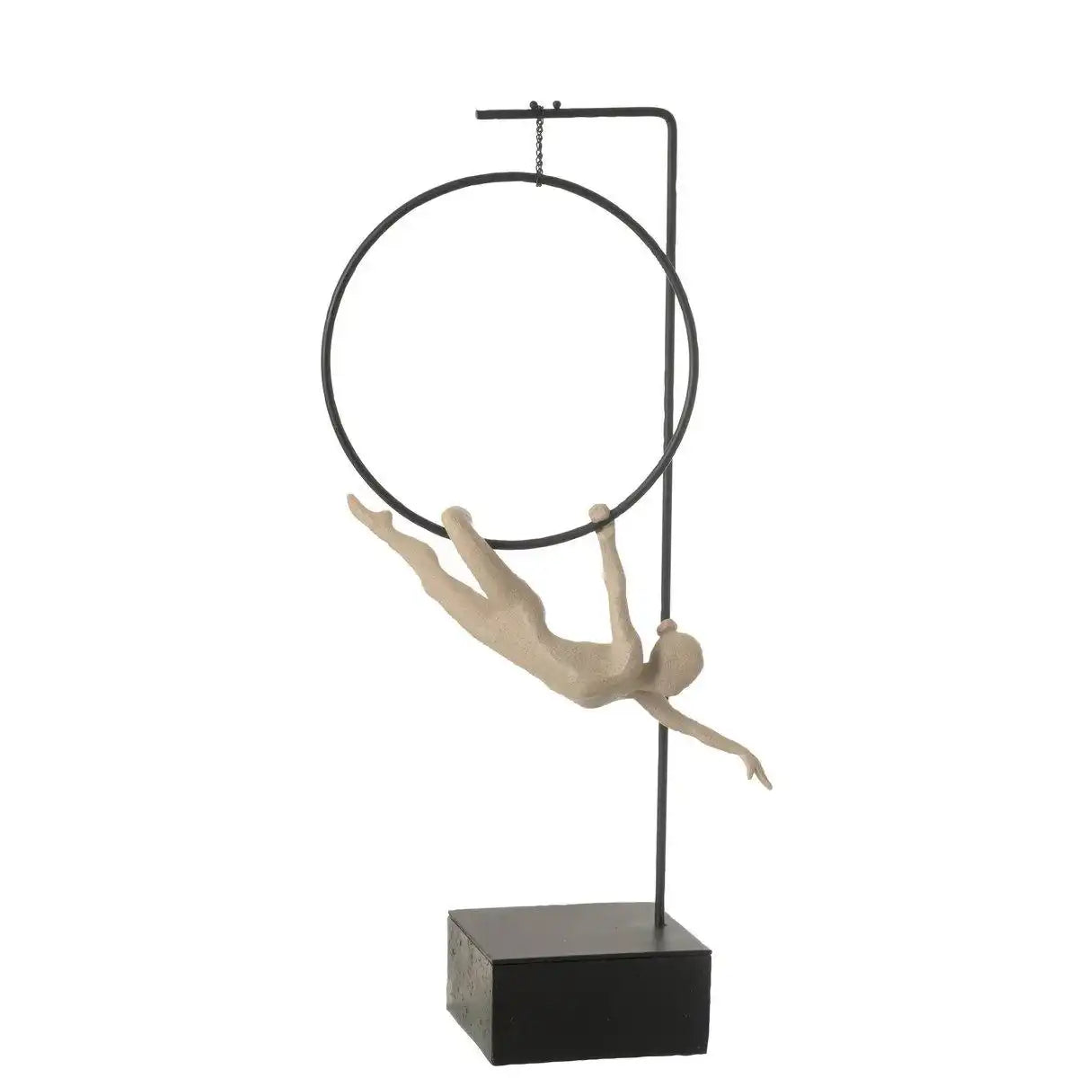 J-Line Gymnast Hoop Gamma Resin Beige/Schwarz - HomeDesign Knaus
