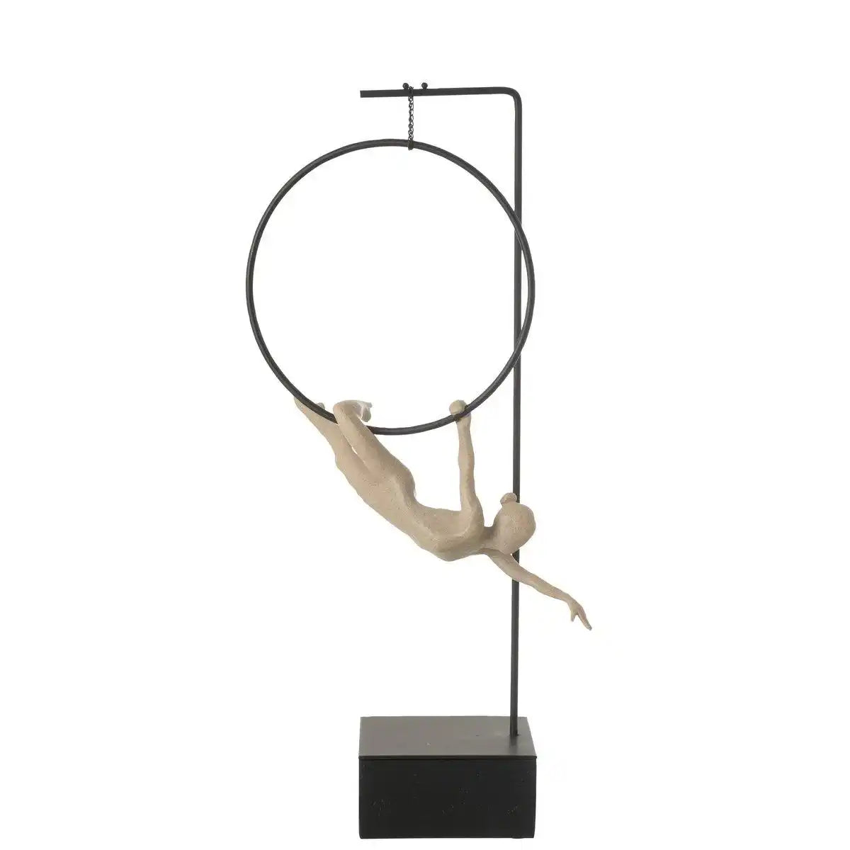 J-Line Gymnast Hoop Gamma Resin Beige/Schwarz - HomeDesign Knaus