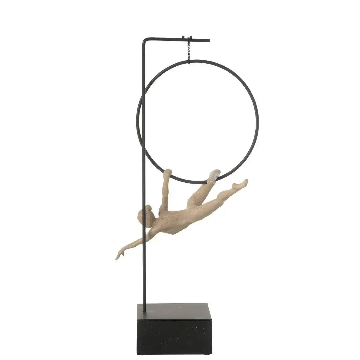 J-Line Gymnast Hoop Gamma Resin Beige/Schwarz - HomeDesign Knaus