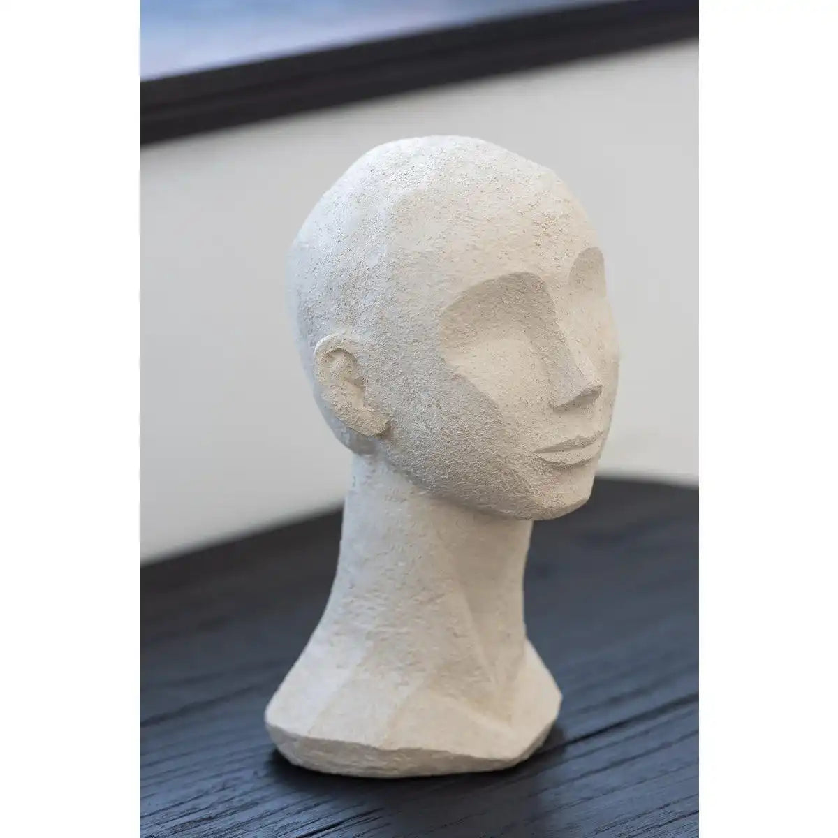 J-Line Head Abstract Poly Beige Groß - HomeDesign Knaus
