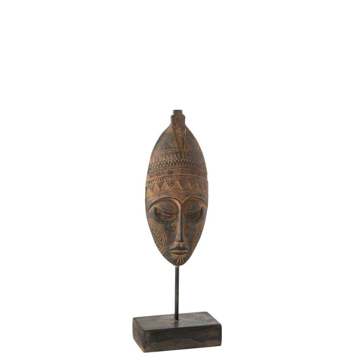 J-Line Head Ethnic Magnesium Braun-Beige - HomeDesign Knaus