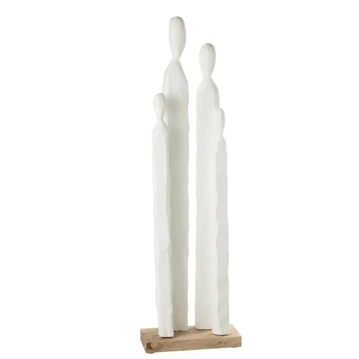 J-Line High Group Figuren Holz Weiß - HomeDesign Knaus