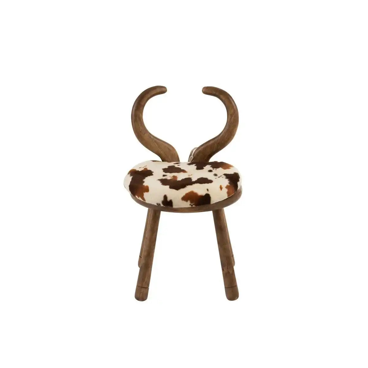 J-Line Hochstuhl Ear Cow – Holz – Braun - HomeDesign Knaus