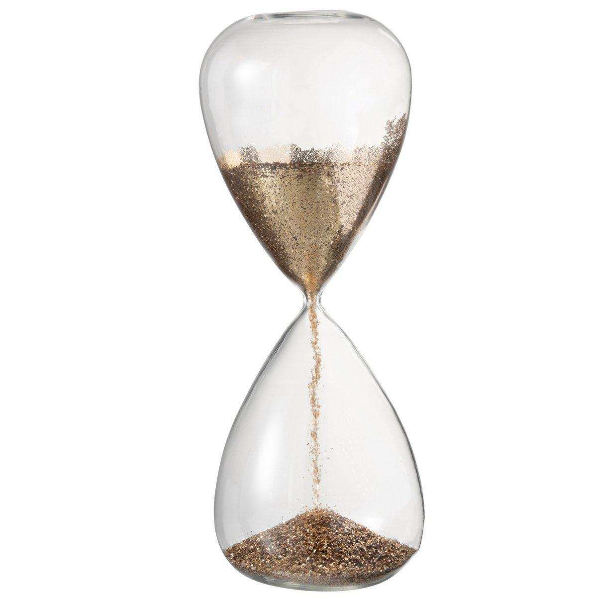 J-Line Hourglass Pearls Glas Gold Extra Large - HomeDesign Knaus