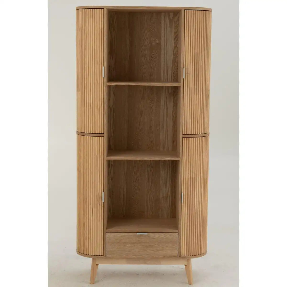J-Line-Kabinettsfälle rund um MDF/Dennenhout Naturel - HomeDesign Knaus