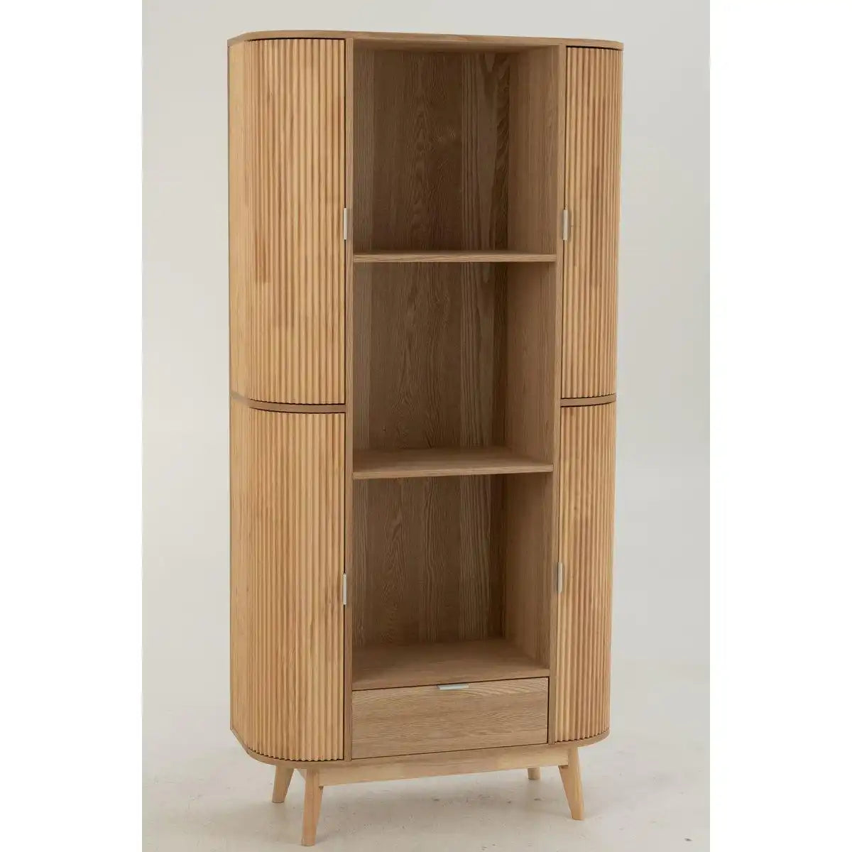 J-Line-Kabinettsfälle rund um MDF/Dennenhout Naturel - HomeDesign Knaus