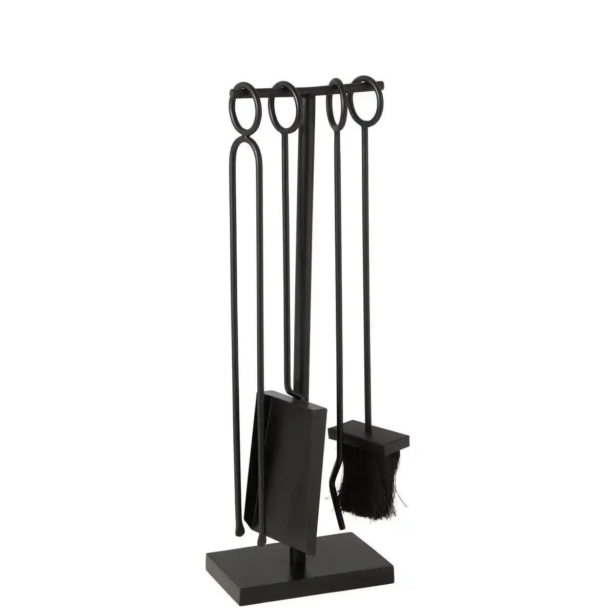 J-Line Kaminbesteckring Metall Schwarz - HomeDesign Knaus