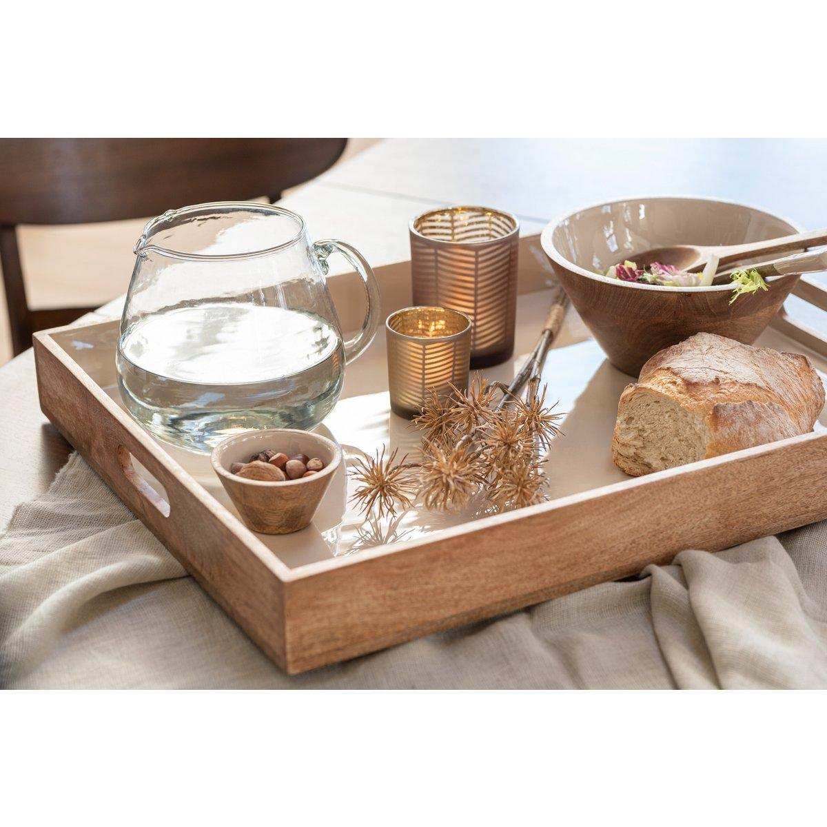 J-Line Karaffe Ella Glas transparent groß - HomeDesign Knaus