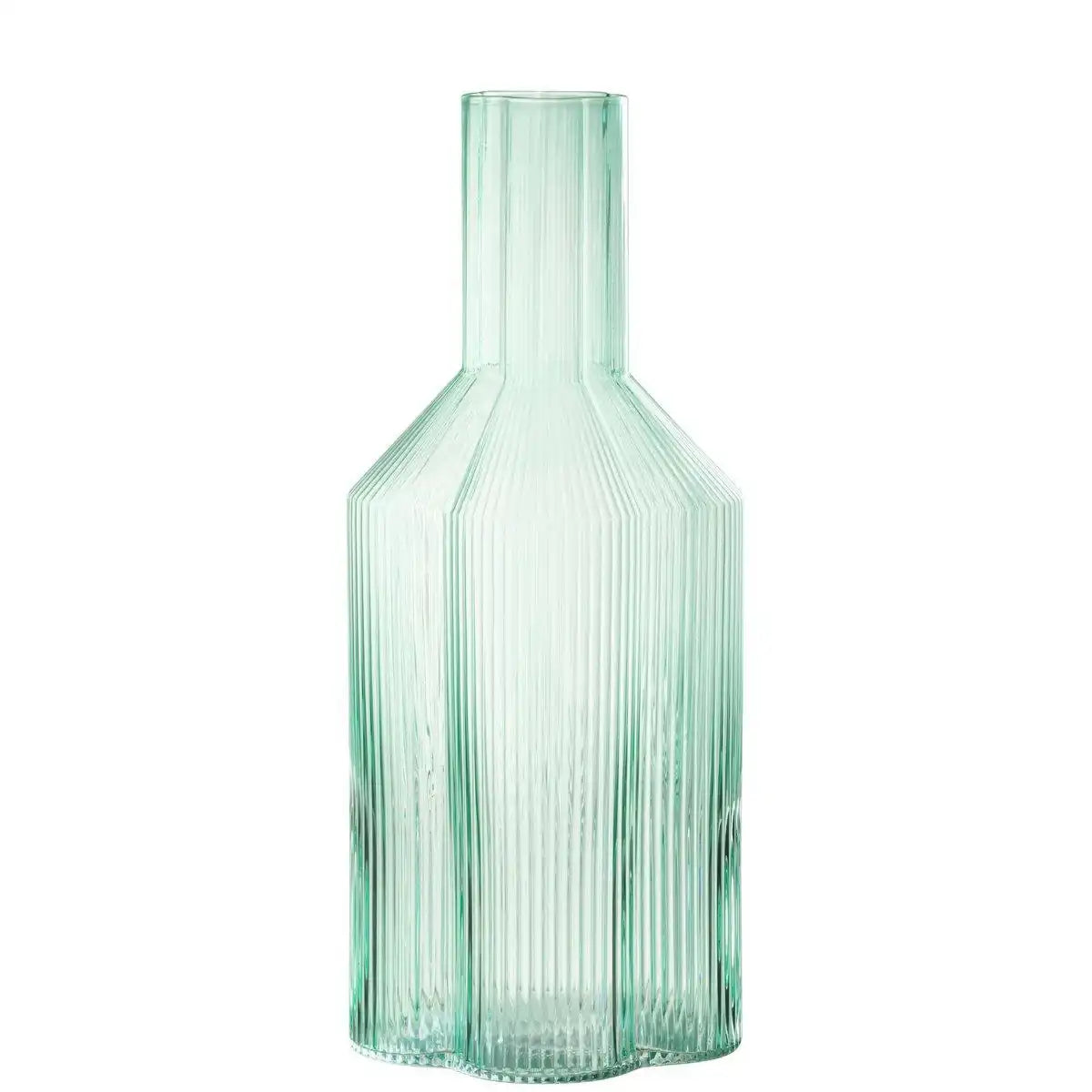 J-Line Karaffe Fiore – Glas – Aqua - HomeDesign Knaus