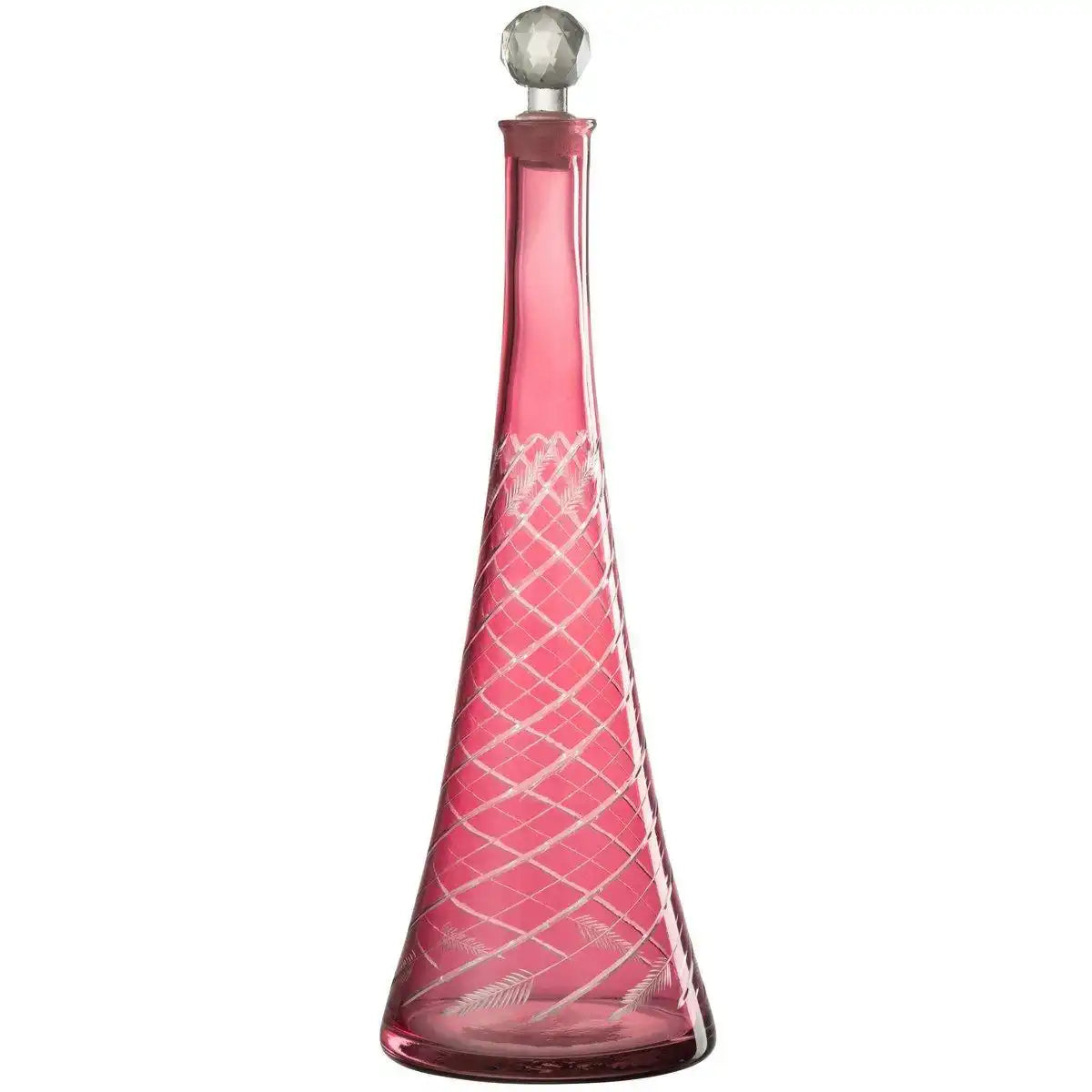 J-Line Karaffe Neck – Glas – Rot - HomeDesign Knaus