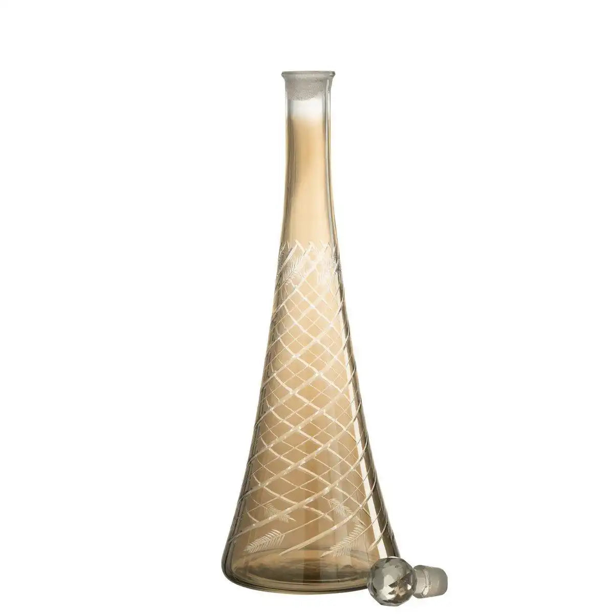 J-Line Karaffe Steel – Glas – Grau - HomeDesign Knaus