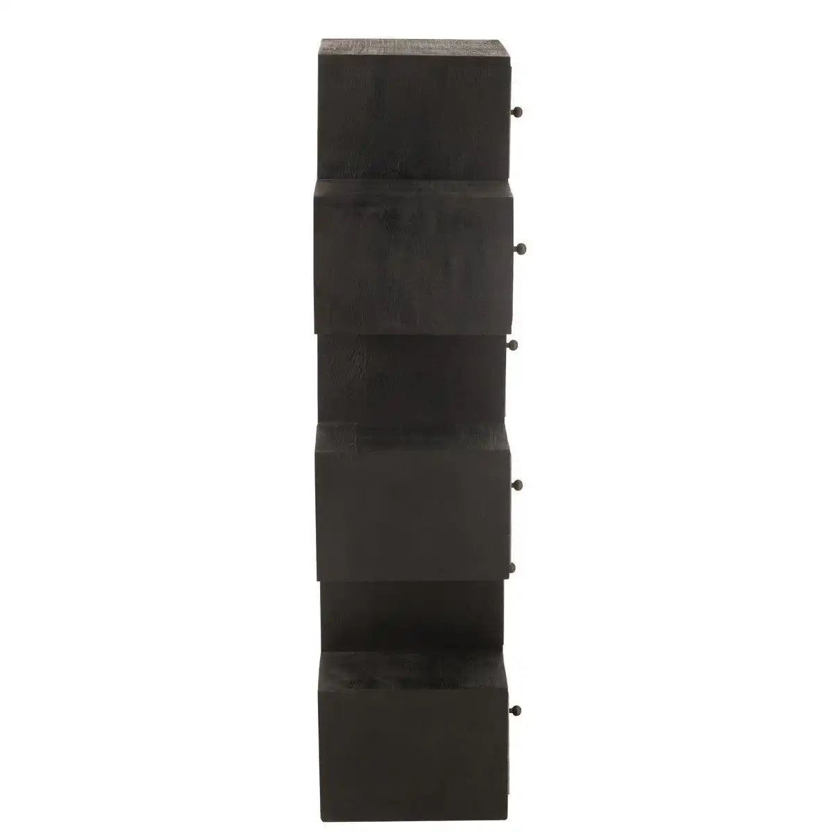 J-Line Kast Koe Mango Hout/Bont Zwart/Wit - HomeDesign Knaus