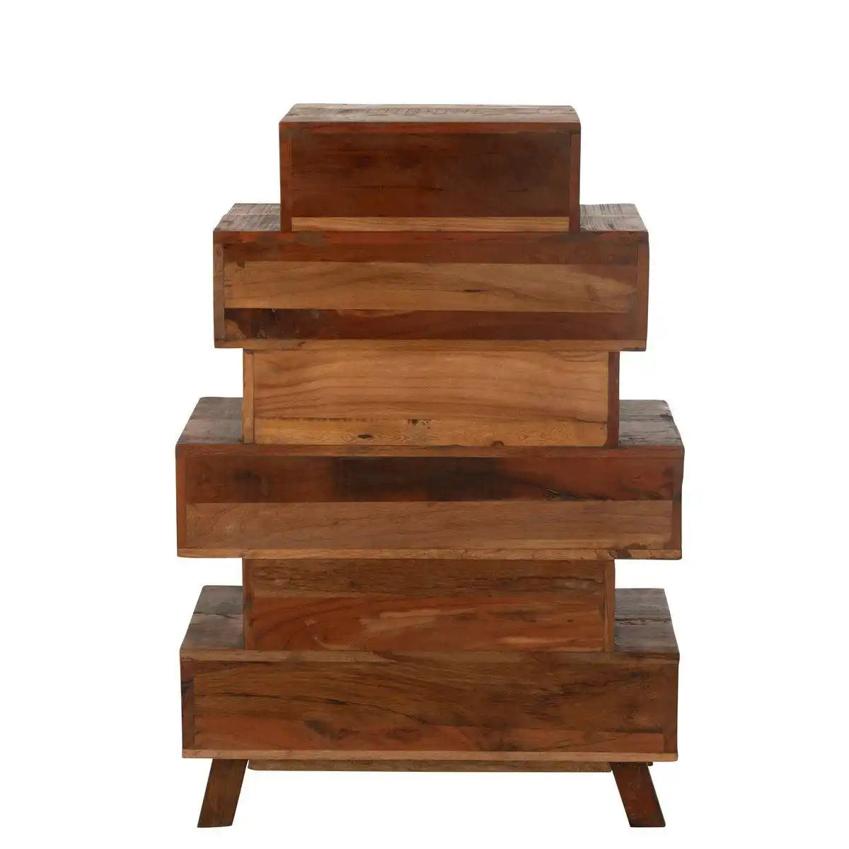 J-Line Kast Vinto Gerecycled Hout Natural - HomeDesign Knaus