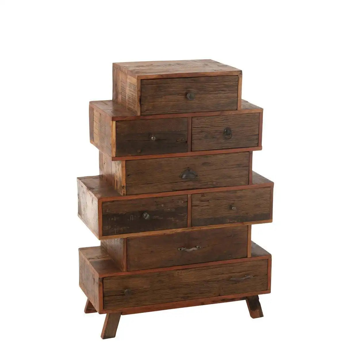 J-Line Kast Vinto Gerecycled Hout Natural - HomeDesign Knaus