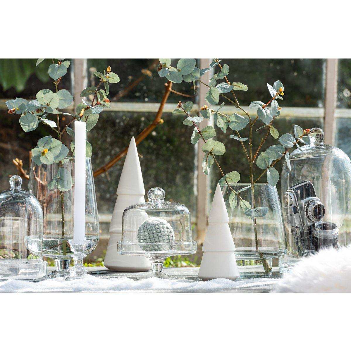 J-Line Kerzenhalter Classic - Glas - transparent - klein - HomeDesign Knaus