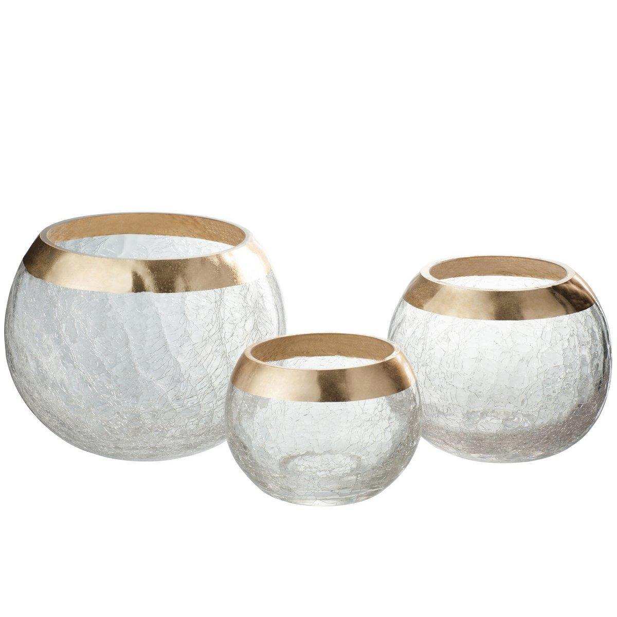 J-Line Kerzenhalter - Glas - transparent - klein - HomeDesign Knaus