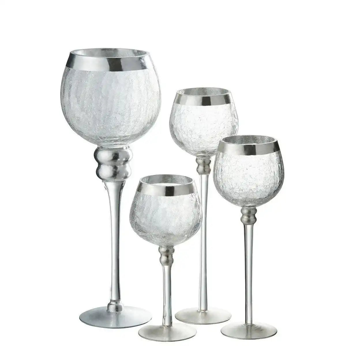 J-Line Kerzenhalter - Glas - transparent - klein - HomeDesign Knaus