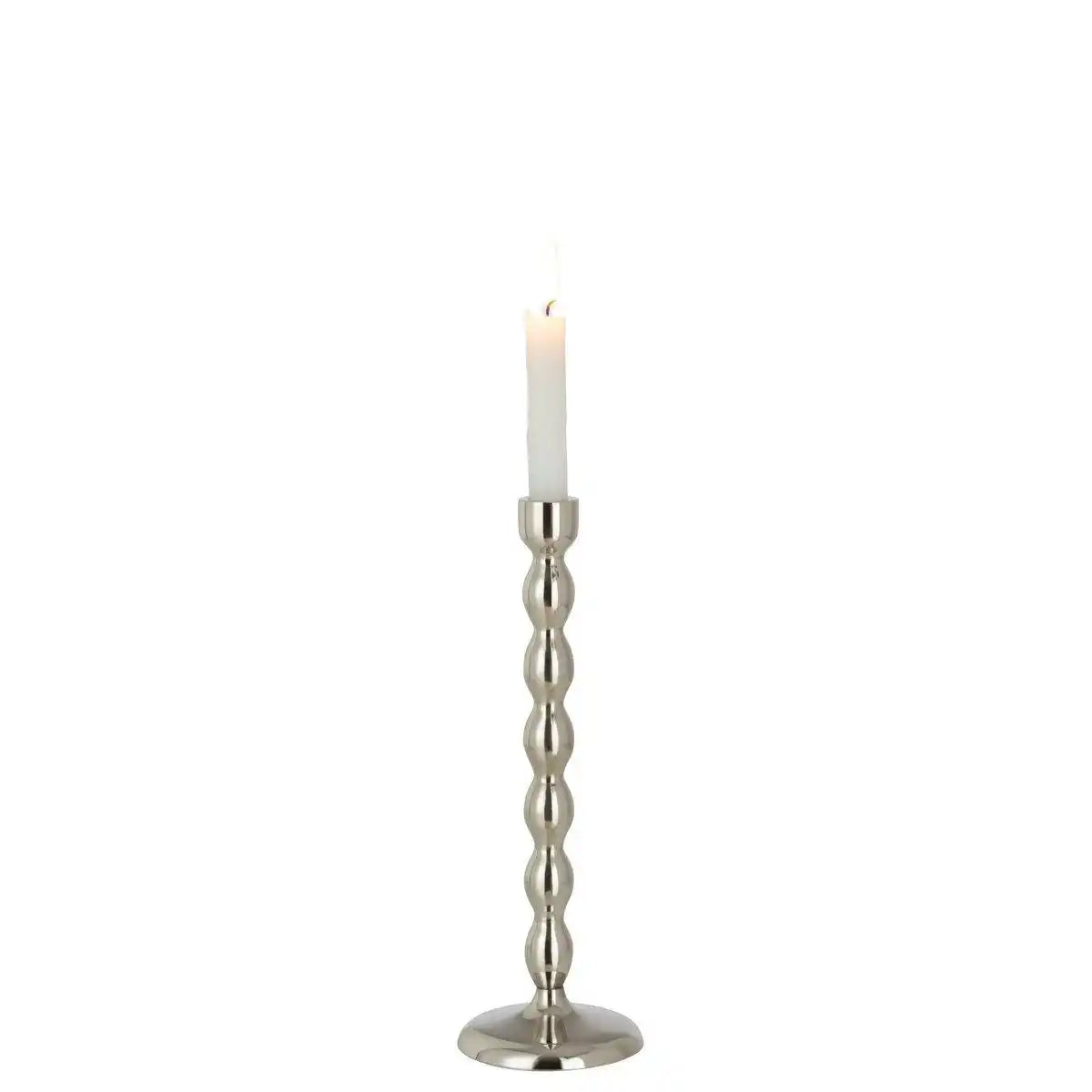 J-Line Kerzenhalter Glühbirnen – Aluminium – Silber – klein - HomeDesign Knaus