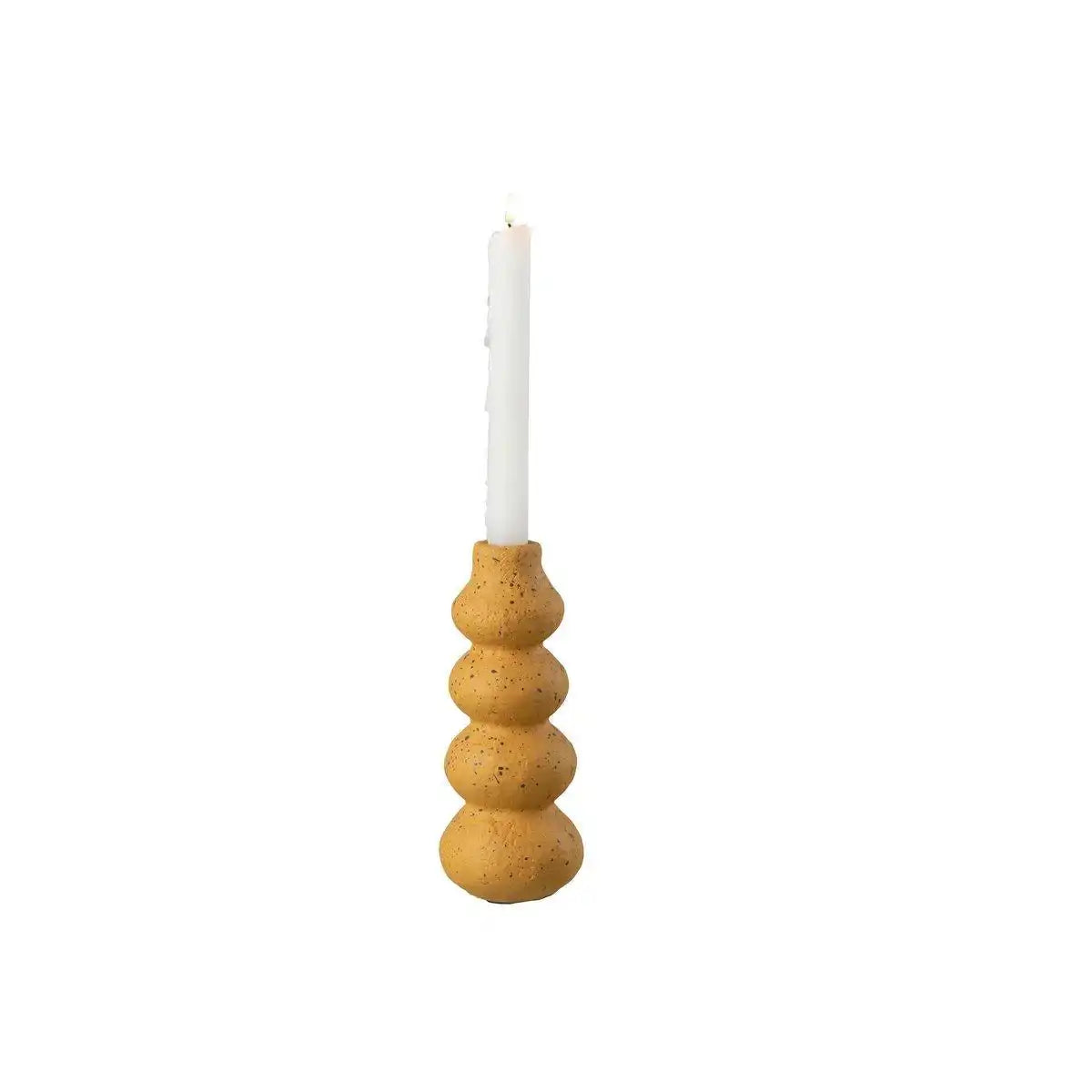 J-Line Kerzenhalter Happy - Keramik - Orange - HomeDesign Knaus