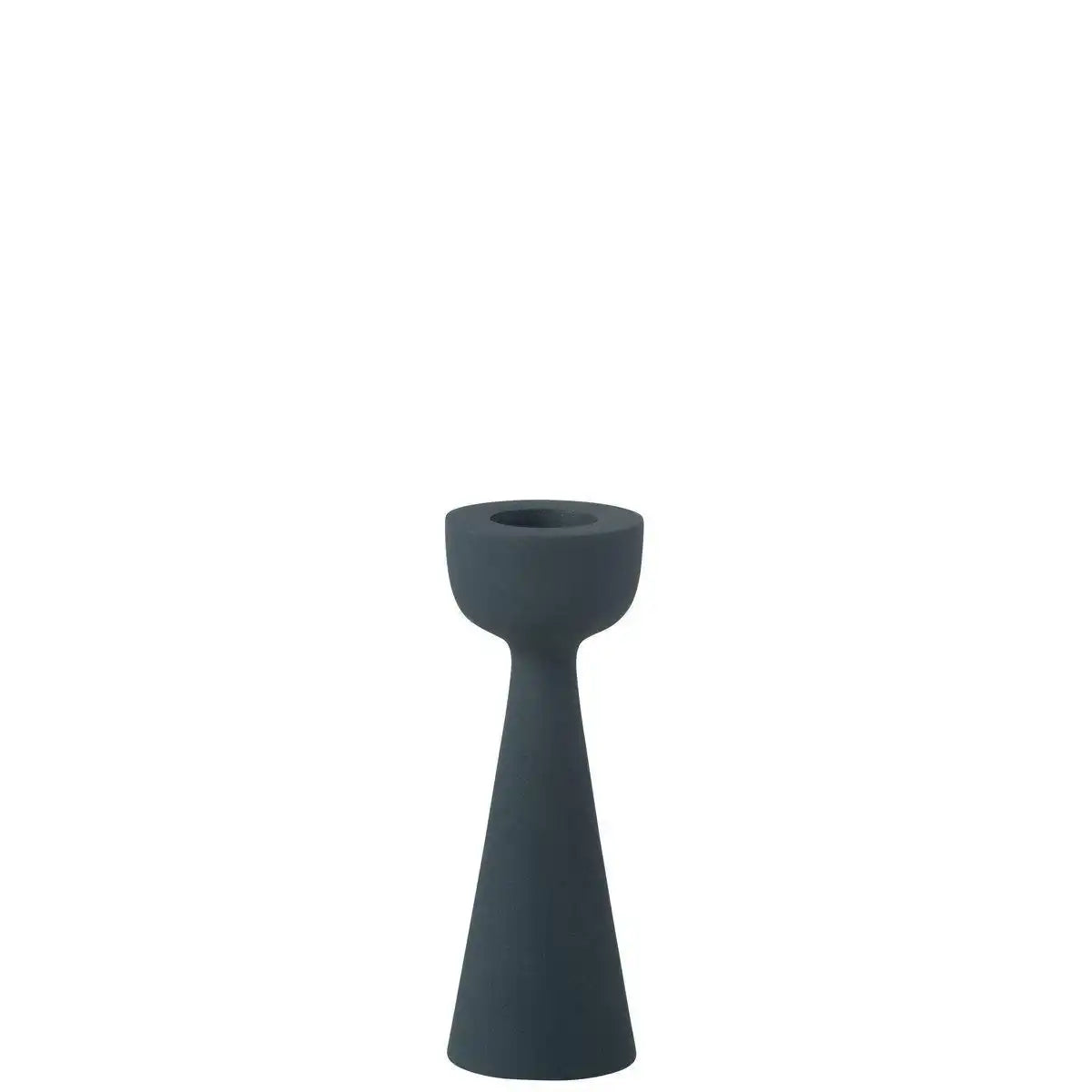 J-Line Kerzenhalter Kegel Aluminium Blau Groß - HomeDesign Knaus